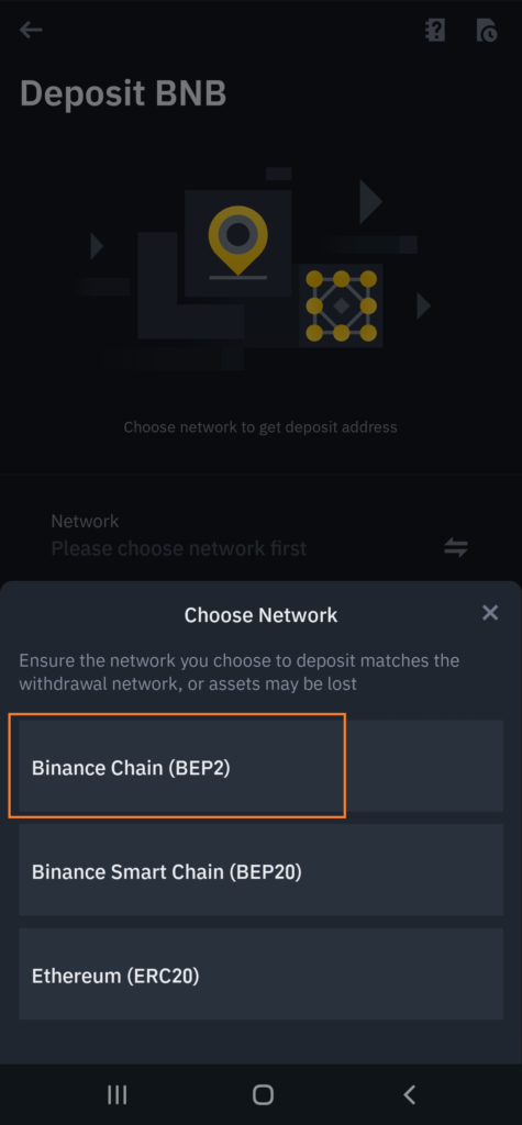 Binance network