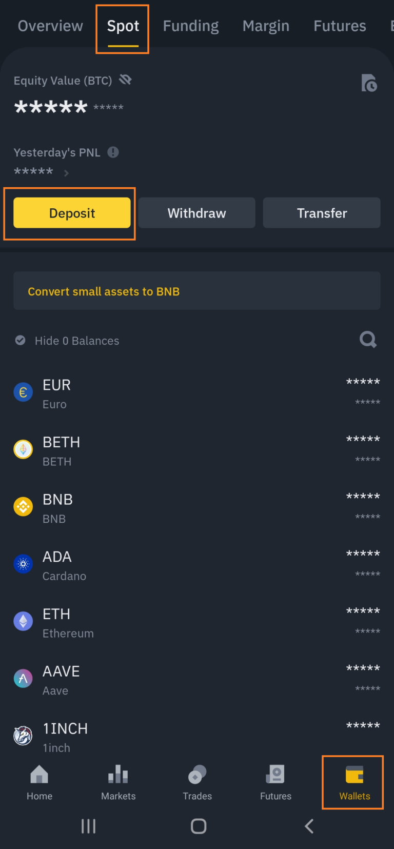 how to link bank account to binance wallet