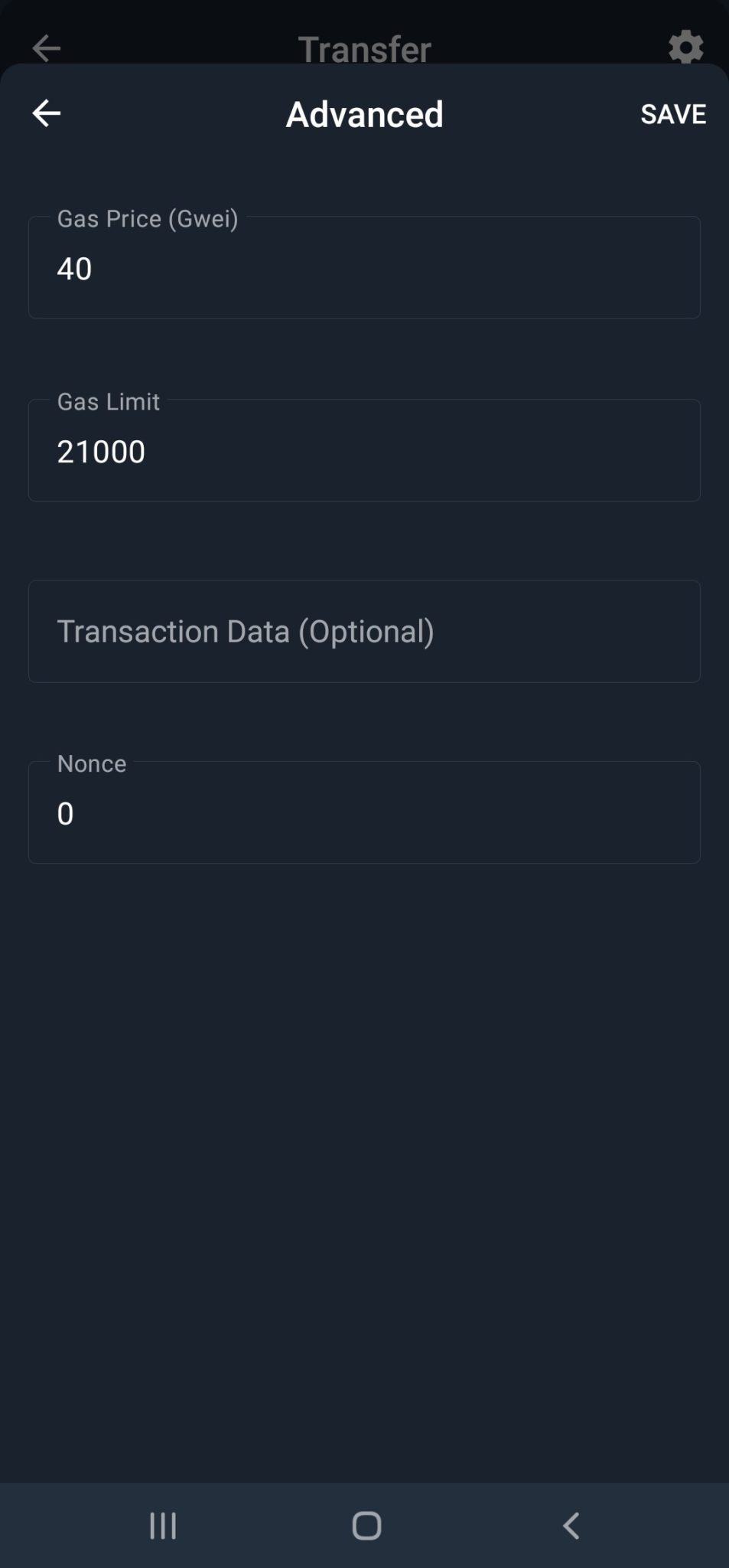 what are the fees for using trust wallet